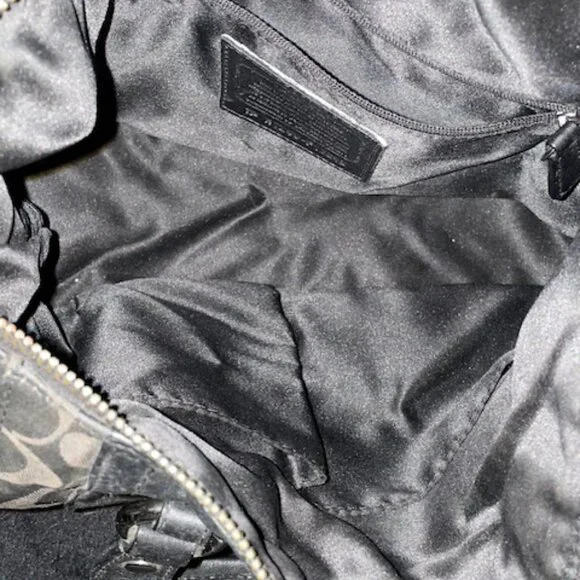 Black Coach Purse - Picture 6 of 8